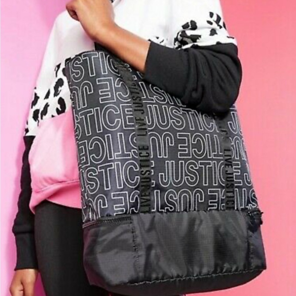 Bag Justice Black Tote Bag